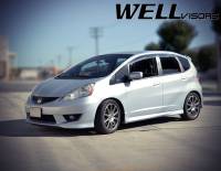 WellVisors - WellVisors Side Window Deflectors Honda Fit 09-14 Aerodyn Series - Image 2