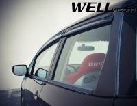WellVisors - WellVisors Side Window Deflectors Honda Fit 09-14 Premium Series - Image 3