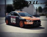 WellVisors - WellVisors Side Window Deflectors Mitsubishi Lancer 08-17 Premium Series - Image 2