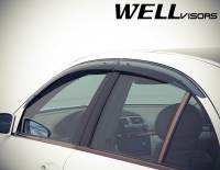 WellVisors - WellVisors Side Window Deflectors Mercedes Benz W211 E-Class 03-09 Sedan Premium Series - Image 3