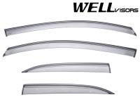WellVisors - WellVisors Side Window Deflectors Suzuki Kizashi 10-14 with Black Trim - Image 1