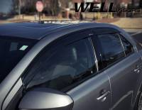WellVisors - WellVisors Side Window Deflectors Suzuki Kizashi 10-14 with Black Trim - Image 3