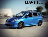 WellVisors - WellVisors Side Window Deflectors Honda Fit 07-08 Aerodyn Series - Image 2