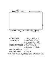 CSF Radiators - CSF 00-04 Kia Spectra 1.8L OEM Plastic Radiator - Image 2