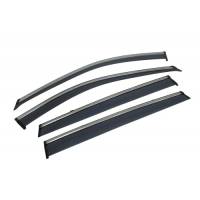 Manzo Headers, Exhausts, and More - Manzo Nissan Rogue 2014+ Polycarbonate Window Visors - Image 1