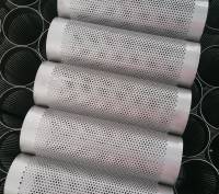 Ticon Industries - Ticon Industries 2.4" Titanium Perforated Punch Tube 11.25" OAL 1mm/.039" - Image 1