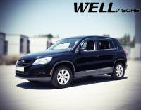 WellVisors - WellVisors Side Window Deflectors Volkswagen Tiguan 09-17 With Chrome Trim - Image 2