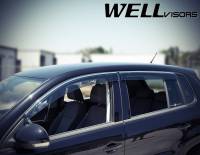 WellVisors - WellVisors Side Window Deflectors Volkswagen Tiguan 09-17 With Chrome Trim - Image 3