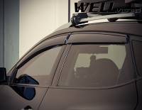 WellVisors - WellVisors Side Window Deflectors Hyundai Tucson 10-15 With Black Trim - Image 4