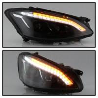 Spyder Auto - Spyder Mercedes W221 S Class 07-09 Headlights - HID Model Only - Black PRO-YD-MBW22107-HID-DRL-BK - Image 2