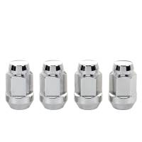 McGard - McGard Hex Lug Nut (Cone Seat Bulge Style) M14X1.5 / 22mm Hex / 1.635in. Length (4-Pack) - Chrome - Image 2