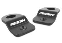 Perrin 08+ Subaru Black Upper Radiator Bracket Set