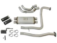 aFe Power (Advanced FLOW Engineering) - aFe Rebel Series 2-1/2in 409 SS Cat Back Exhaust w/ Black Tips 16-17 Nissan Titan V8 5.6L - Image 6