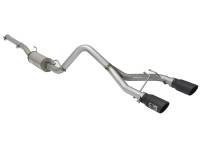 aFe Power (Advanced FLOW Engineering) - aFe Rebel Series CB 2.5in Dual Center Exit SS Exhaust w/ Black Tips 07-15 Jeep Wrangler 3.6L/3.8L V6 - Image 3