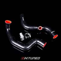K-Tuned K20 Driver-Side Swap Rad Hose Kit with Rad Brackets (EG/EK/DC2)