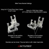 K-Tuned - K-Tuned Billet Shifter Cable Trans Bracket - Image 5