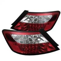 Spyder Auto - Spyder Honda Civic 06-08 2Dr LED Tail Lights Red Clear ALT-YD-HC06-2D-LED-RC - Image 1