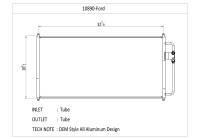 CSF Radiators - CSF 97-04 Ford F-150 4.2L A/C Condenser - Image 2