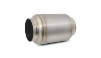 Vibrant Performance - Vibrant Performance Titanium Muffler w/Natural Tip 3.5in. Inlet / 3.5in. Outlet / 5.5in Dia - Image 1