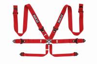 Sparco - Sparco Belt 6pt 3in Aluminum Red - Image 1