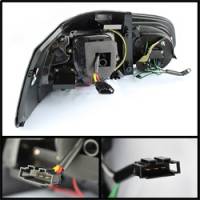 Spyder Auto - Spyder Volkswagen Golf/GTI 10-13 G2 Type With Light Bar LED Tail Lights Black ALT-YD-VG10-LED-G2-BK - Image 2