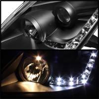 Spyder Auto - Spyder Nissan 350Z 06-08 Projector Headlights Xenon/HID Model- DRL Blk PRO-YD-N350Z06-HID-DRL-BK - Image 2