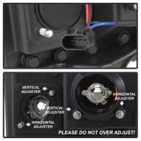 Spyder Auto - Spyder Ford F250/350/450 05-07 Projector Headlights - Light Bar DRL LED - Black PRO-YD-FS05V2-LB-BK - Image 2