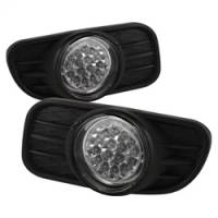 Spyder Auto - Spyder Jeep Grand Cherokee 99-04 LED Fog Lights w/Switch Clear FL-LED-JGC99-C - Image 1