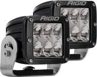 Rigid Industries - RIGID D-Series PRO LED Light, Driving Optic, Heavy Duty, Black Housing, Pair - Image 1