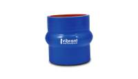 Vibrant Performance - Vibrant Performance 4 Ply Reinforced Silicone Hump Hose Connector - 2.5in I.D. x 3in long (BLUE) - Image 1