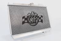 CSF Radiators - CSF 96-07 Mitsubishi Evo 4/5/6/7/8/9 Full-Slim Radiator w/12in Fan & Shroud/-16AN & Slip On Fitting - Image 2