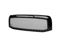 Armordillo 2002-2005 Dodge Ram 1500 Studded Mesh Grille - Gloss Black