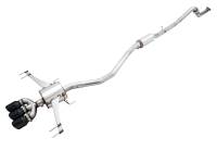 AWE 2017+ Honda Civic Type R Touring Edition Exhaust w/Front Pipe & Triple Diamond Black Tips