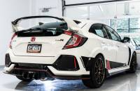 AWE Tuning - AWE 2017+ Honda Civic Type R Touring Edition Exhaust w/Front Pipe & Triple Diamond Black Tips - Image 2