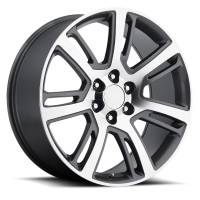 FR 48 - Cadillac Escalade Replica Wheel 22x9 6x5.5 ET31 78.1CB Grey Machine Face