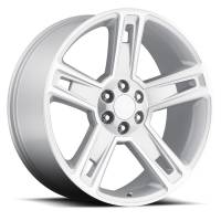 FR 34 - Chevrolet Silverado Replica Wheel 22x9 6x5.5 ET24 78.1CB Silver Machine Face