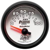 AutoMeter - AutoMeter Phantom II 52mm Short Sweep Electronic 0-100psi Oil Pressure Gauge - Image 2