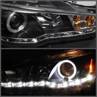 Spyder Auto - Spyder Mitsubishi Lancer/EVO-10 08-14 Projector Xenon/HID- LED Halo DRL Blk PRO-YD-ML08-HID-DRL-BK - Image 2