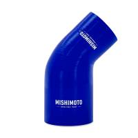 Mishimoto - Mishimoto Silicone Reducer Coupler 45 Degree 2.5in to 3.25in - Blue - Image 1