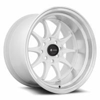 Vors Wheels Rim TR3 15x9 4x108 ET0 73.1CB White Machine Lip
