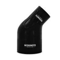 Mishimoto - Mishimoto Silicone Reducer Coupler 45 Degree 2.5in to 4in - Black - Image 1