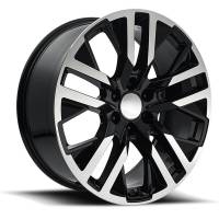 FR 96 - GMC CarbonPro Replica Wheel 22x9 6x5.5 ET28 78.1CB Black Machine Face
