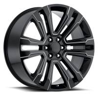 FR 72 - Escalade Replica Wheel 22x9 6x5.5 ET24 78.1CB Black/Ball Milled