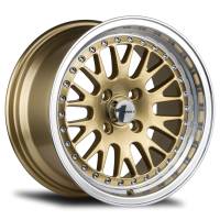 Avid.1 Wheels - Avid.1 Wheels Rim AV-12 15x8.0 4x100 ET25 73.1CB Gold / Machined Lip - Image 2