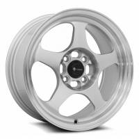 Vors Wheels Rim SP1 15x7 4x98 ET35 73.1CB Silver Machine Face Lip
