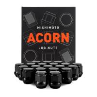 Mishimoto - Mishimoto Steel Acorn Lug Nuts M12 x 1.5 - 20pc Set - Black - Image 1