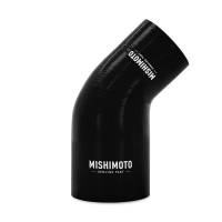 Mishimoto - Mishimoto Silicone Reducer Coupler 45 Degree 2.5in to 3.25in - Black - Image 1