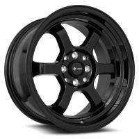 Vors Wheels Rim TR7 16x8 4x108 ET20 73.1CB All Black