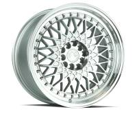 Aodhan Wheels Rim AH05 16x8 4x100/114.3 73.1CB ET15 Silver w/Machined Face
