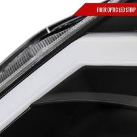 Spec'D Tuning Products - Spec-D 2006-2009 Nissan 350Z Switchback Sequential Turn Signal Animated LED Bar Projector Headlights (Matte Black Housing/Clear Lens) - Image 3